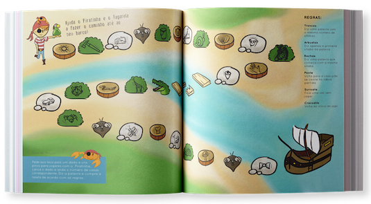 o jogo do Livro - O Piratinha salva o Tagarela